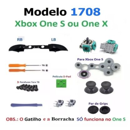 Kit Peças Reparo Controle Xbox One S 91708 - Image 16