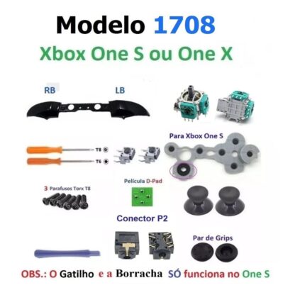 Kit Peças Reparo Controle Xbox One S 91708 - Image 14