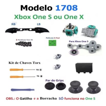 Kit Peças Reparo Controle Xbox One S 91708 - Image 12