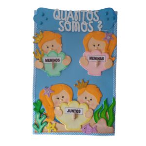 Kit Sala de Aula Fundo do Mar Cute