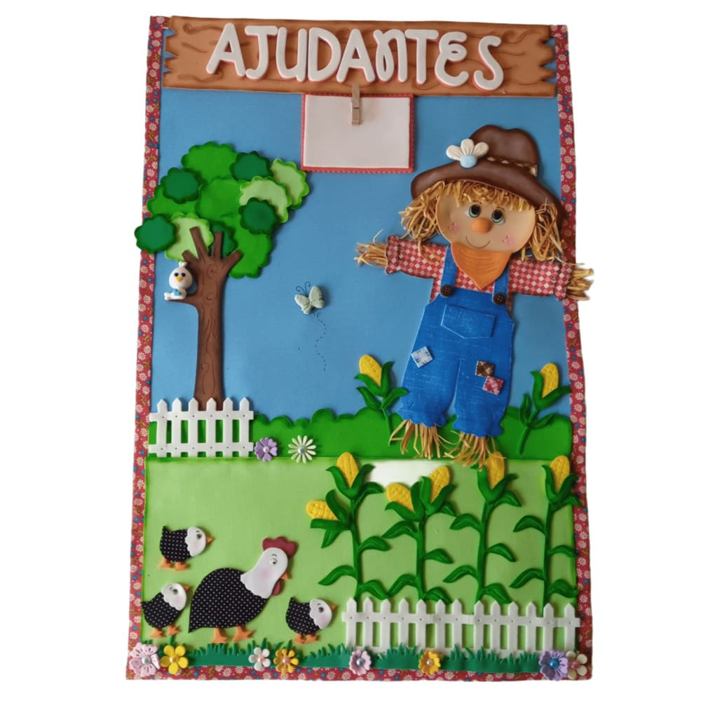 Kit Sala de Aula Fazendinha - Cartaz Ajudantes B2