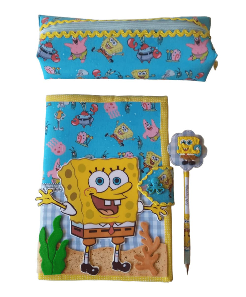 Kit Escolar Bob Esponja A2