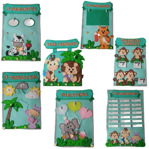 Kit Sala de Aula Safari Cute - O2